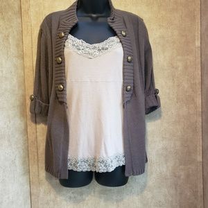 Love By Design brown cardigan